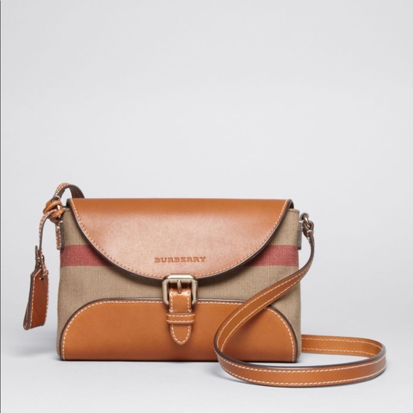 burberry canvas crossbody bag